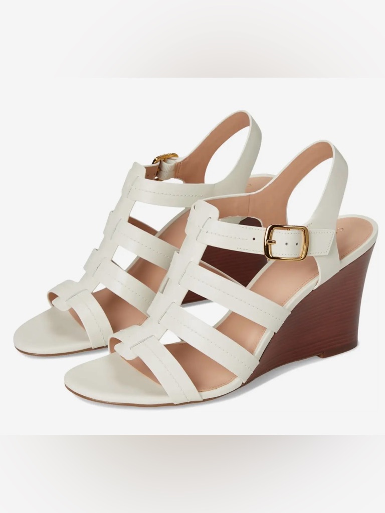 New Cole Haan Josie Fisherman Wedge Sandals Size 9